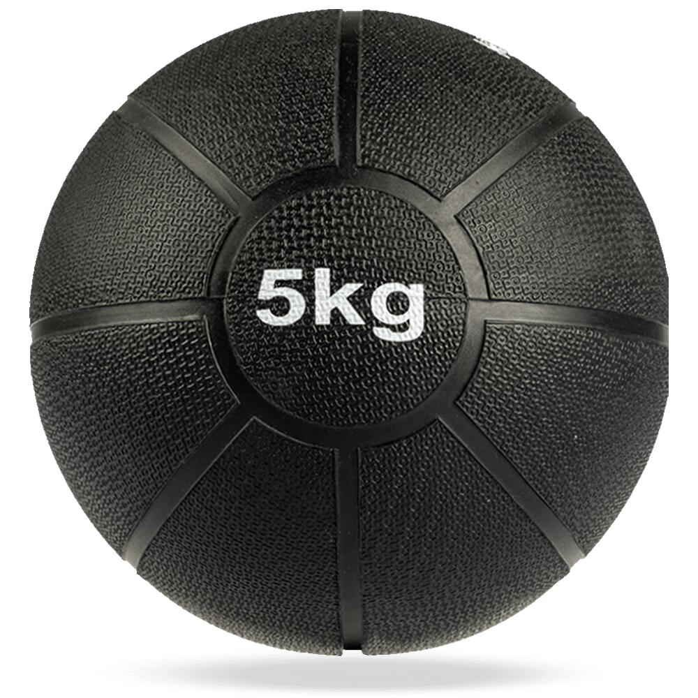Medizinball 1 kg aus Gummi - Trainingsball - Medicine Ball - Fitnessball