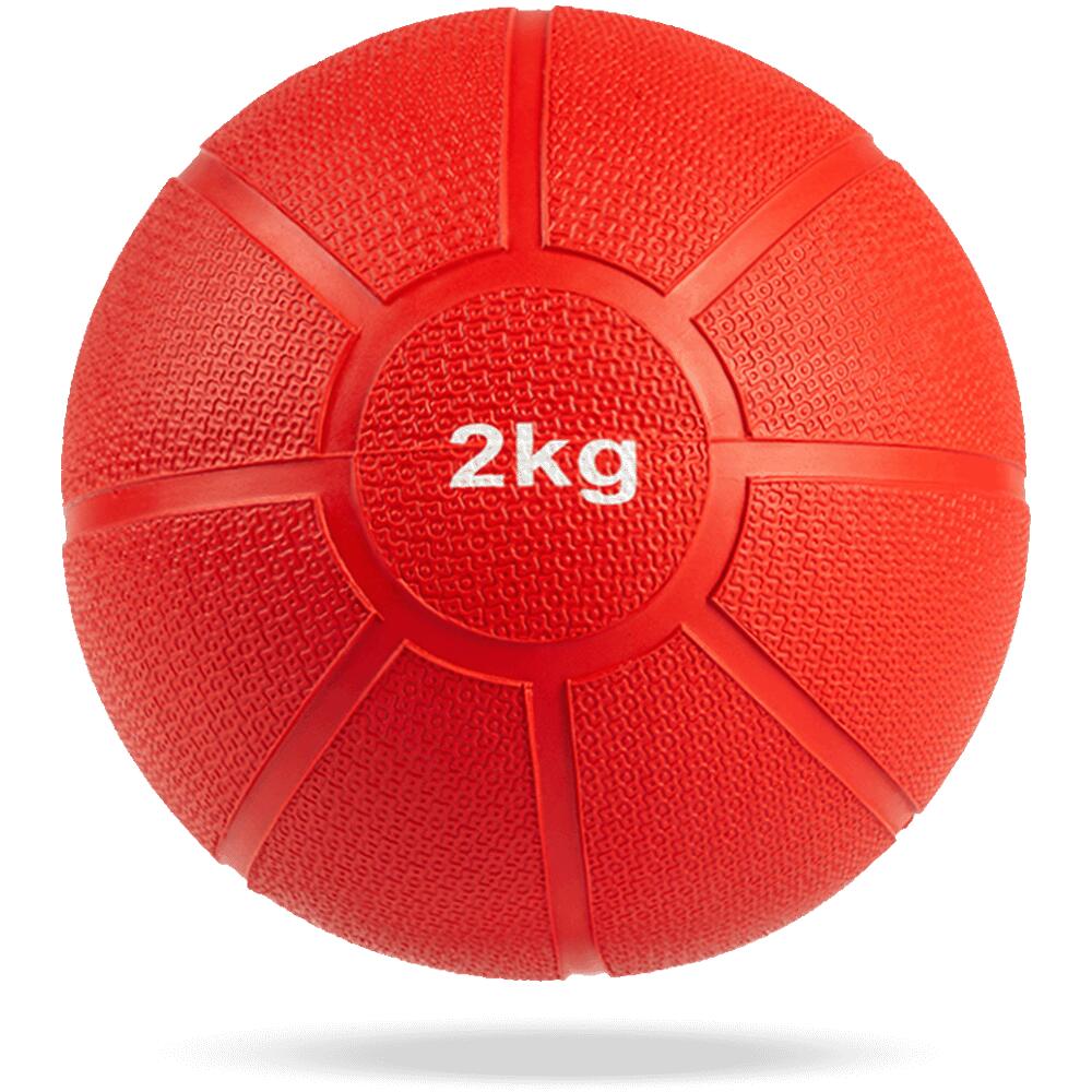 Matchu Sports - Medecine Ball - Ballon De Médecine - 2kg - Médecine Ball - Rouge - 2 Kg - Decathlon