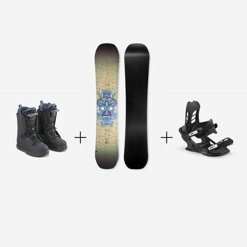 Location - Pack Snowboard Homme: Planche + Chaussures + Fixations