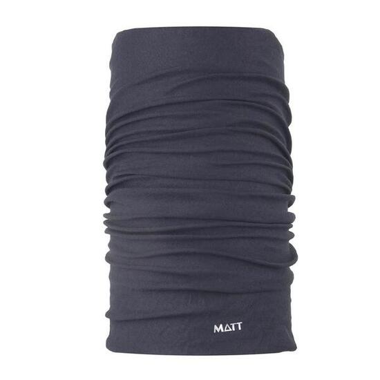 Tubus tour de cou Mérinos 80% 20% polyamide noir léger 50×25 cm thermorégulant