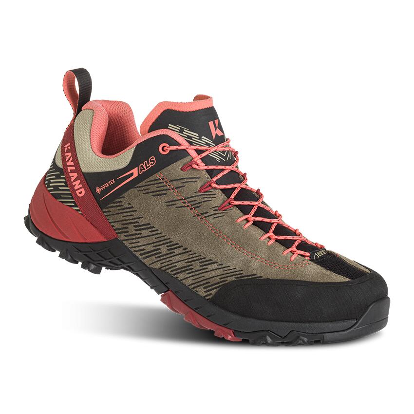 Kayland Revolt Gore-Tex Women's Hiking Shoes Brown/Red 5/5