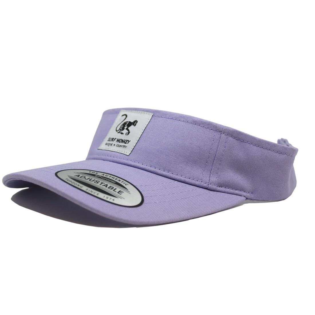 Surf Monkey - Casquette Visière - Golf/tennis - Coton / Adulte / Taille Unique (lilas) - Casquette - Violet - Taille Unique - Decathlon