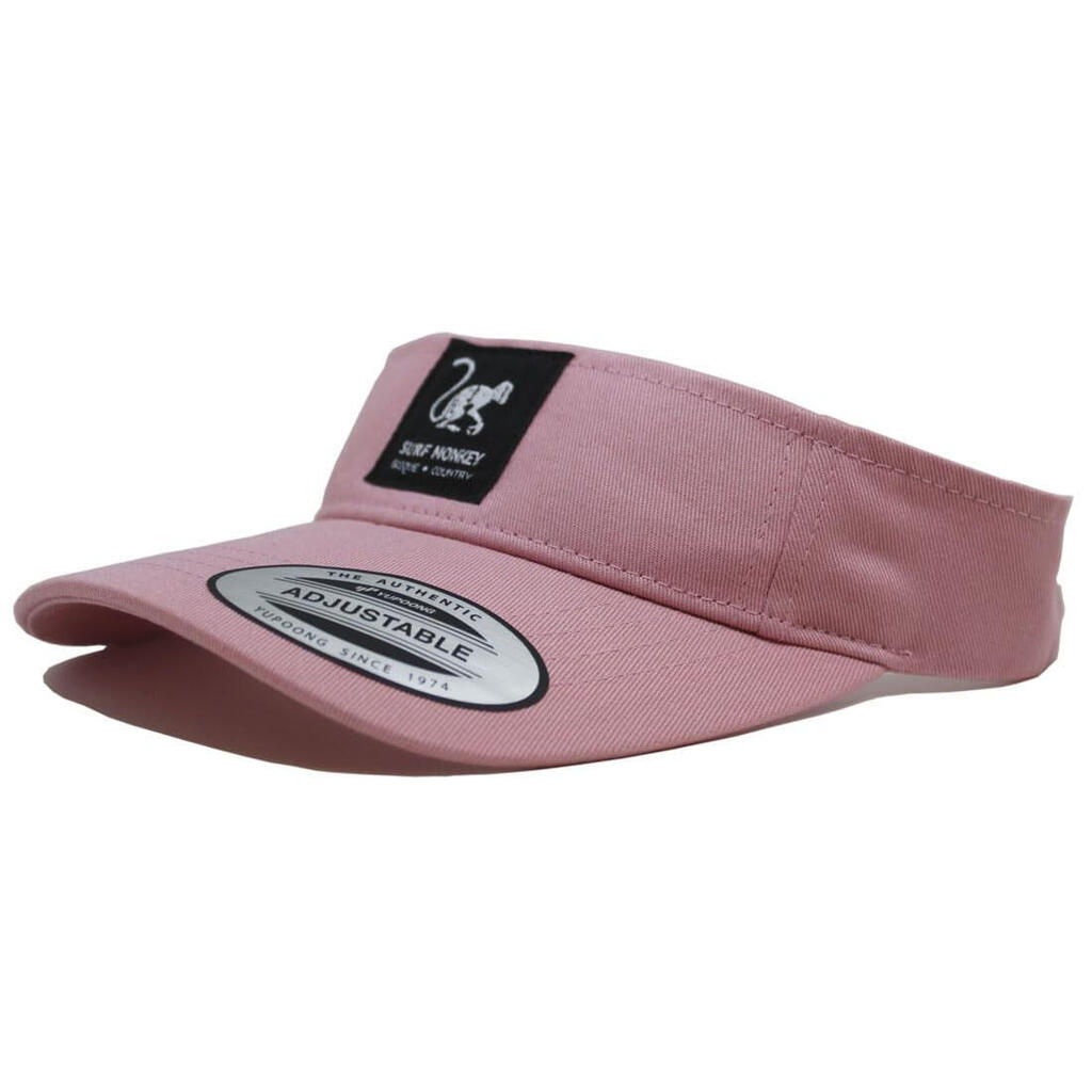 Visor Cap - Golf/Tennis - Cotton / Adult / One Size (Pink)