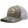 Gorra Trucker - 6 Paneles / Adulto / Talla única (Beige/Blanco)