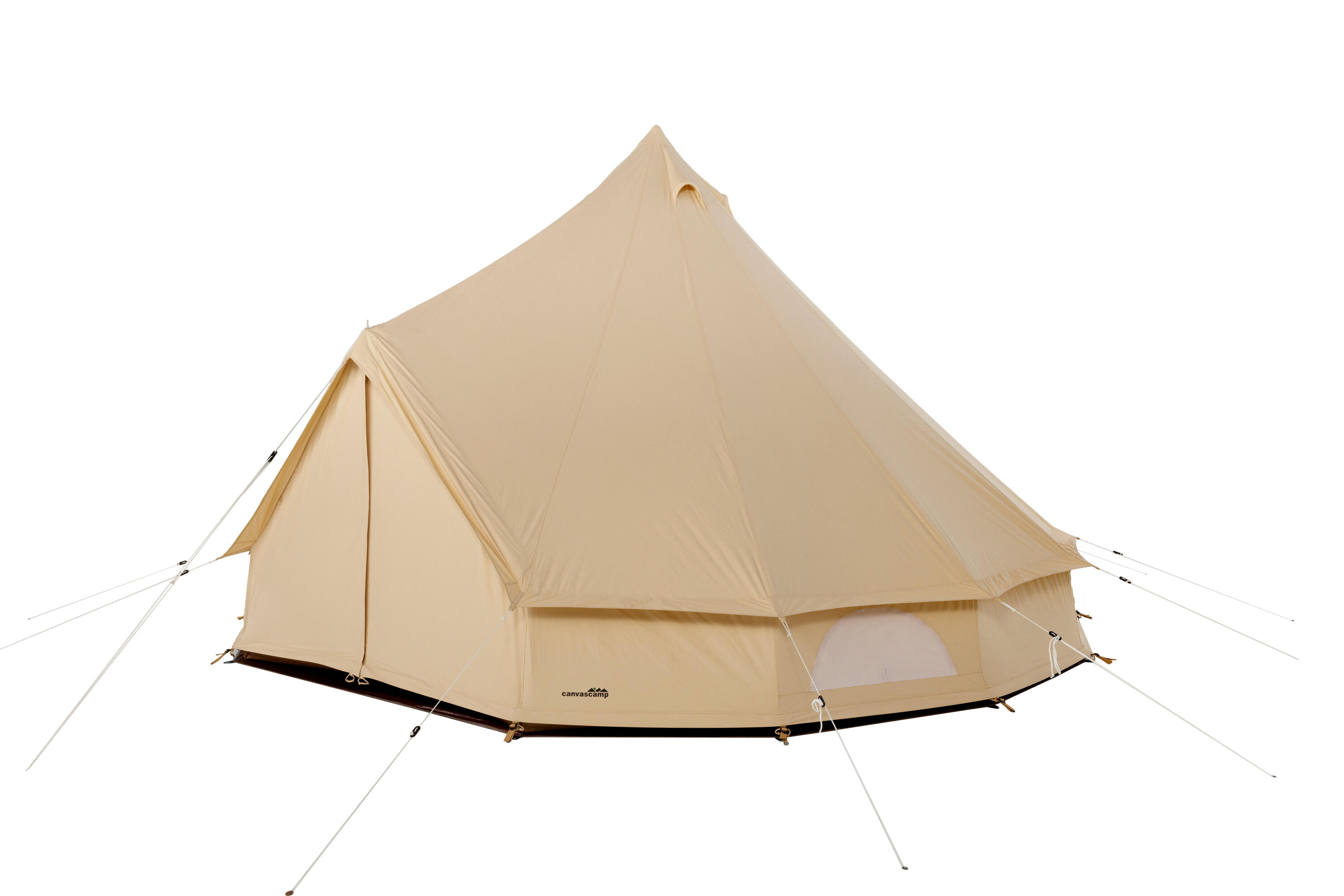 Tenda CanvasCamp Sibley 500 Bell - Ampia, Resistente e Confortevole - 5-7 P 3/4
