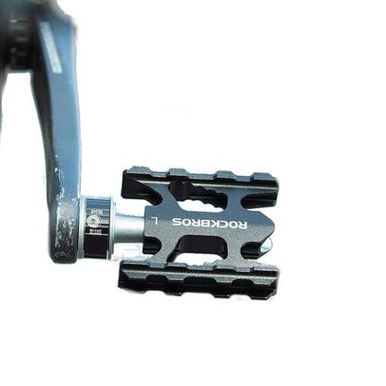 Pédales VTT Rockbros K320F-BK alliage aluminium Noires, libération rapide