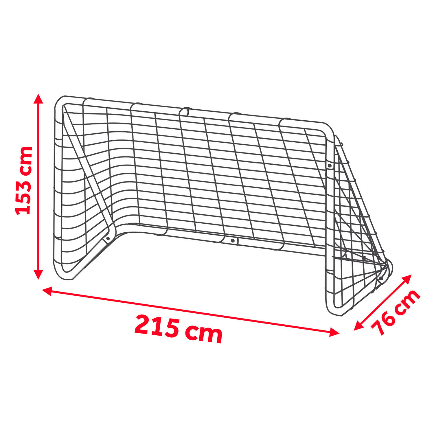 Bramka piłkarska z matą celowniczą Neo-Sport NS-451 5/5