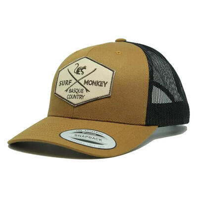 Trucker-Cap - 6 Panels / Erwachsene / Einheitsgröße (Grün / Weiß)