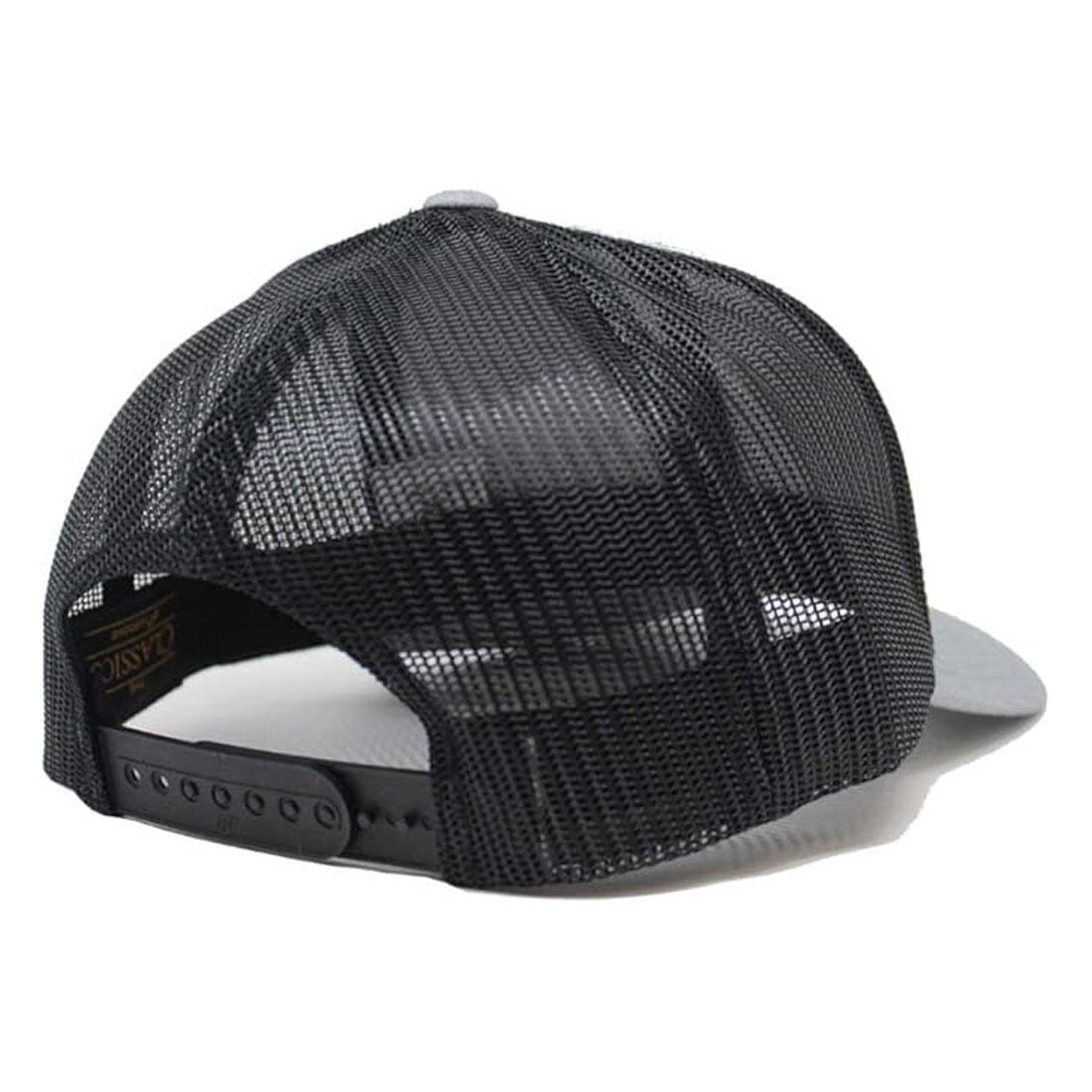 Casquette Trucker - 6 Panneaux / Adulte / Taille Unique (Gris/Noir) 2/6