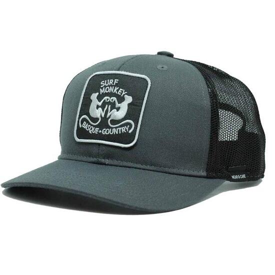 Trucker-Kappe - Recyceltes Polyester - 6 P / Erwachsene / Einheitsgröße (Blau)