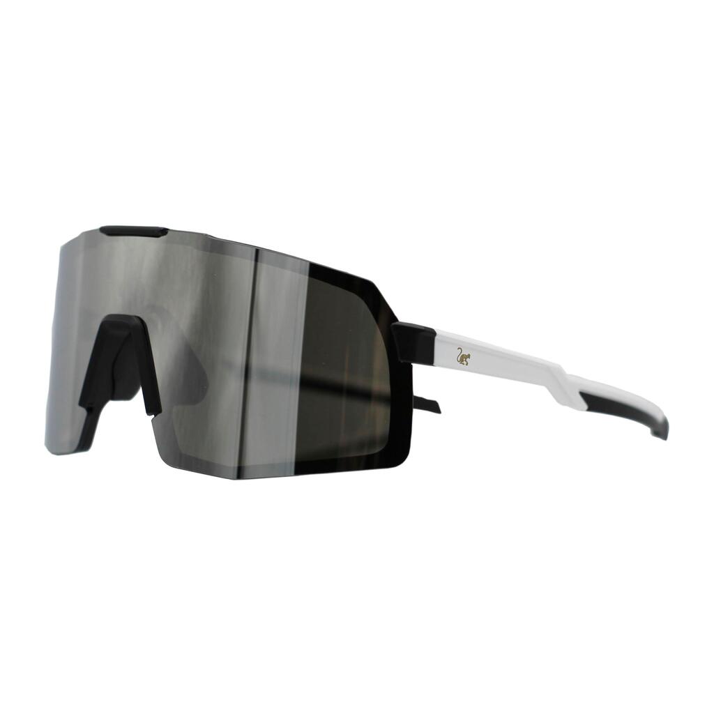 Polarized Sports Sunglasses - 3 Interchangeable Lenses / UV400 (White)
