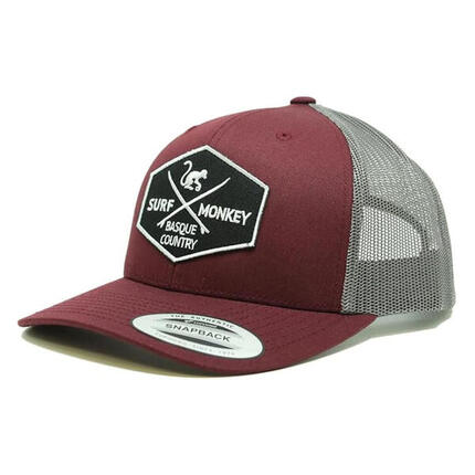 Casquette Trucker - 6 Panneaux / Adulte / Taille Unique (Noir / Gris Foncé)