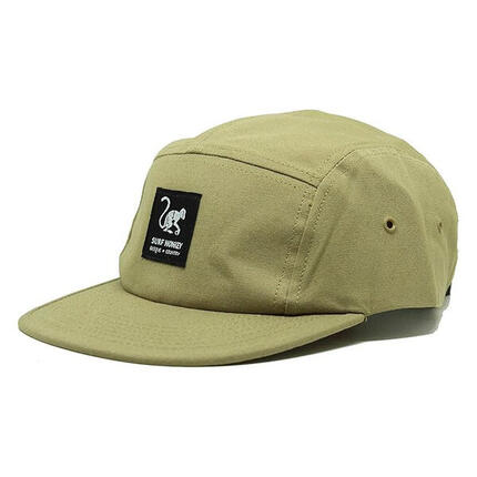 5-Panel-Cap - Flacher Schirm - Jockey / Einheitsgröße (Hellbeige)