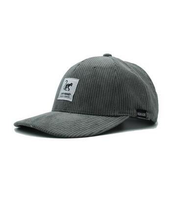 Casquette de baseball -Velours côtelé - Recyclé / Adulte /Taille unique (Noir)