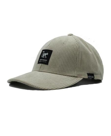 Casquette de baseball -Velours côtelé - Recyclé / Adulte /Taille unique (Beige)