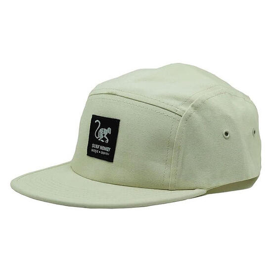 5-Panel-Cap - Flacher Schirm - Jockey / Einheitsgröße (Hellbeige)