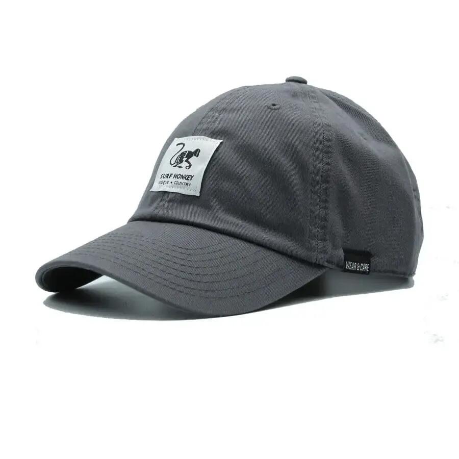 Baseball Cap – Cotton – Unstructured / Adult / One Size (Gray)