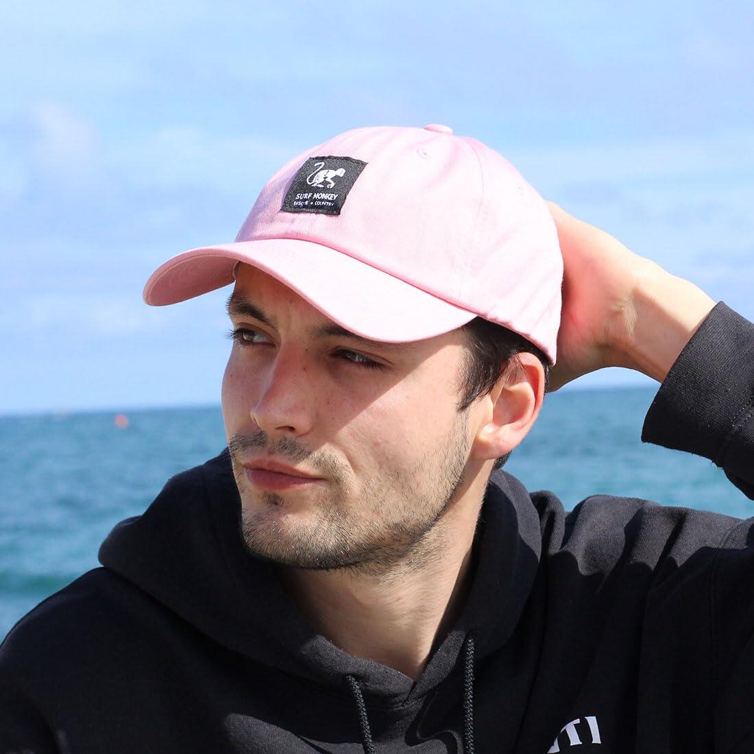 Gorra Béisbol - Algodón - Sin estructura / Adulto / Talla única (Rosa) 3/4