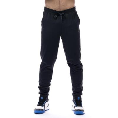 Herren Hose mit Kordelzug, Tapered Fit - Tundra, schwarz