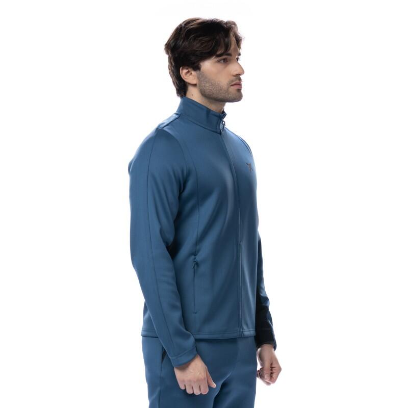 Herren Padel-Tennis Sweatshirt – Taiga, Teal Blau 2/7