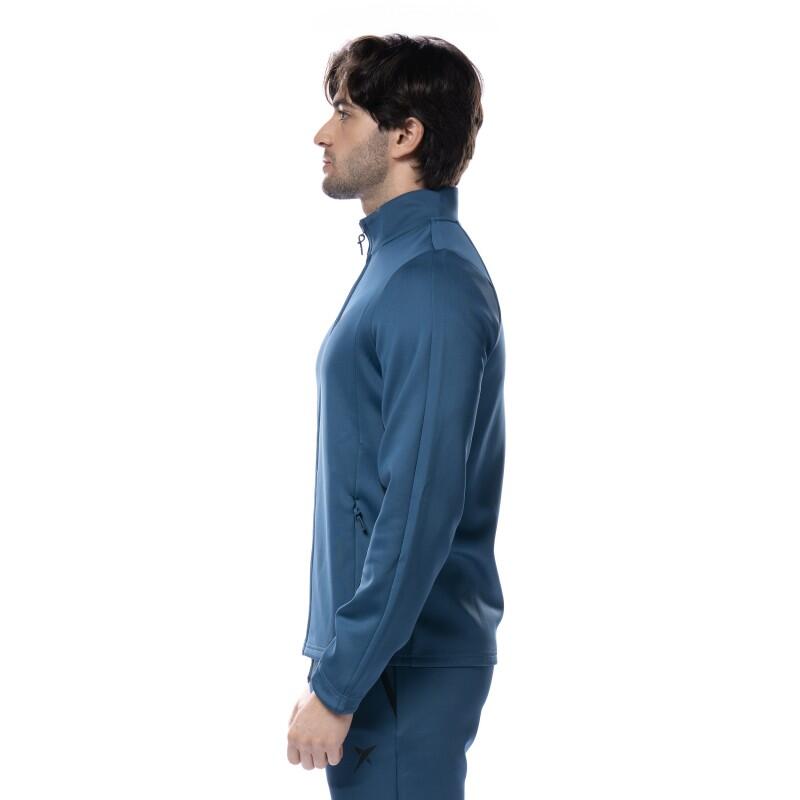 Herren Padel-Tennis Sweatshirt – Taiga, Teal Blau 4/7