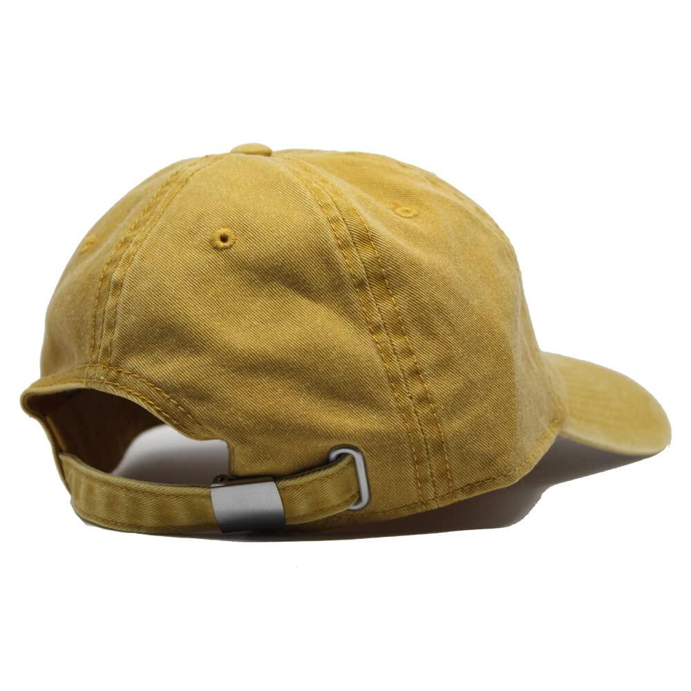 Gorra Béisbol -Aspecto Desgastado -Sin estructura /Adulto /Talla única (Mostaza) 2/6