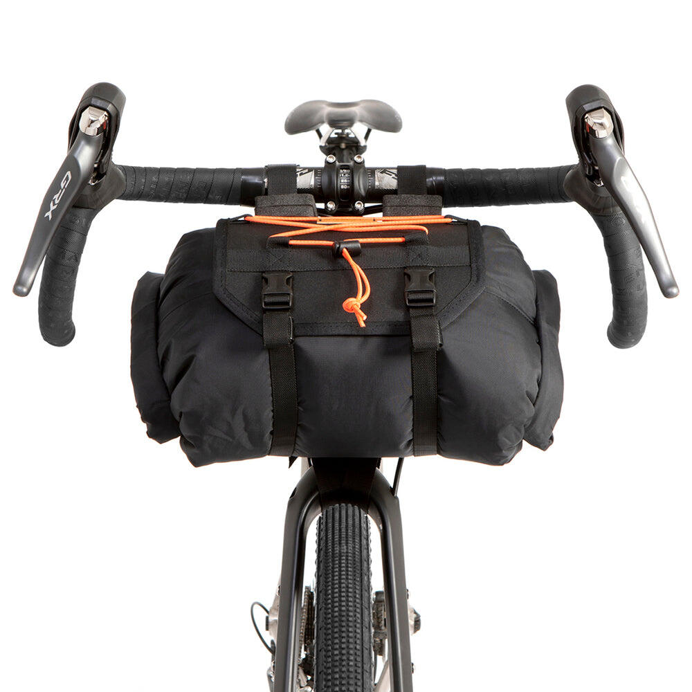 Restrap - Sacoche De Guidon Restrap Bar Bag 14 L Noir / Orange - Sacoche Vélo - Noir|orange - 14 L - Decathlon