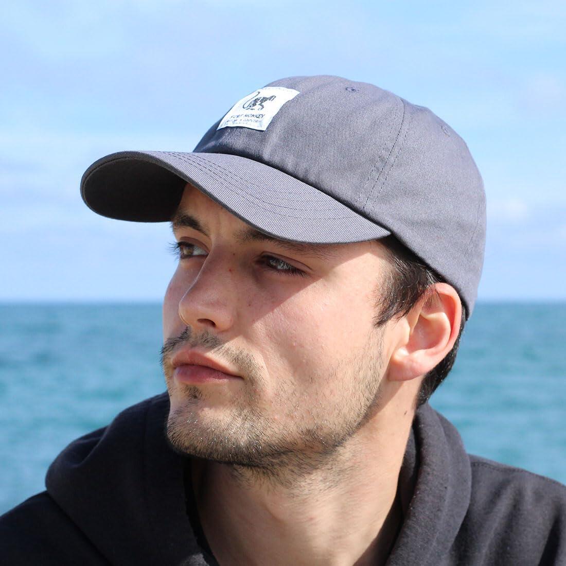 Casquette de baseball -Coton - Non structurée /Adulte /Taille unique(Gris foncé) 3/4