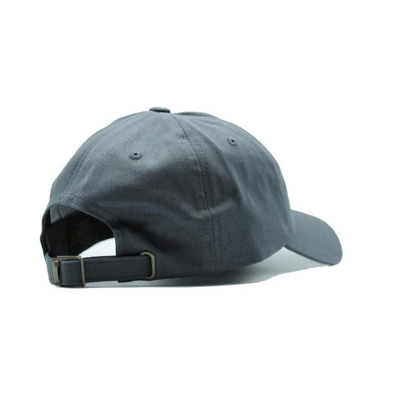 Gorra Béisbol - Algodón - Sin estructura / Adulto / Talla única (Gris Oscuro)