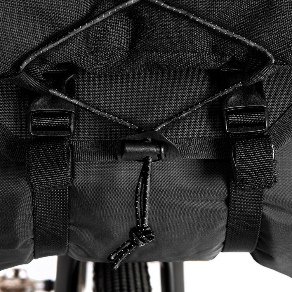 Lenkertaschen-Set mit Food Pouch Large - Schwarz 3/3
