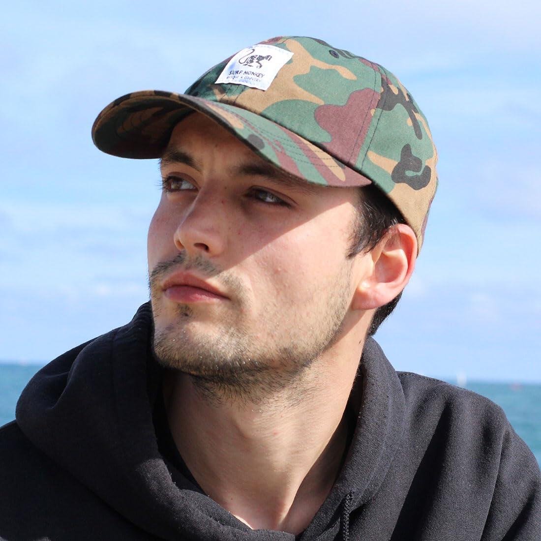 Casquette de baseball -Coton - Non structurée /Adulte /Taille unique(Camouflage) 3/4