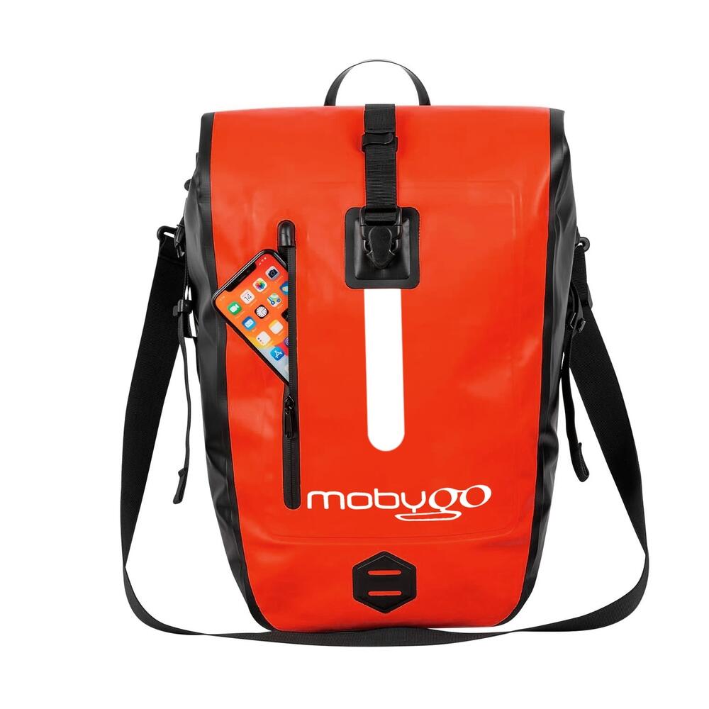 MOBYGO MOBYGO CB25L borsa impermeabile per bicicletta, rossa