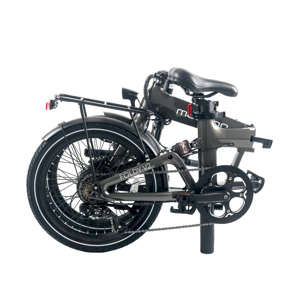 Vélo pliable MOBYGO Foldy V2 gris 20" 350W 3/5