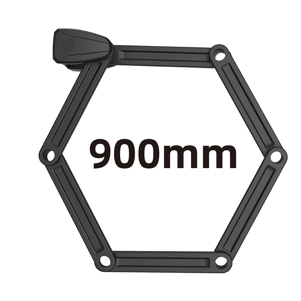 ET480C folding lock, black 5/5