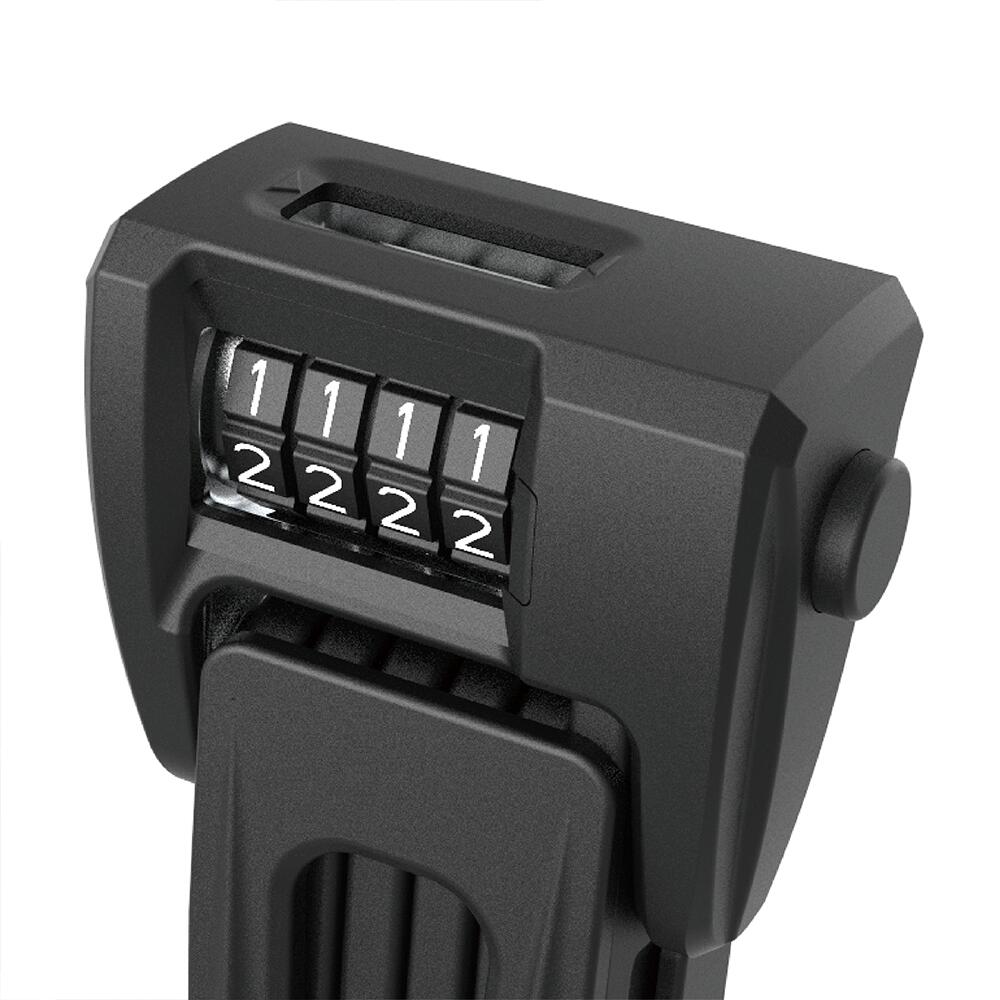 ET480C folding lock, black 2/5