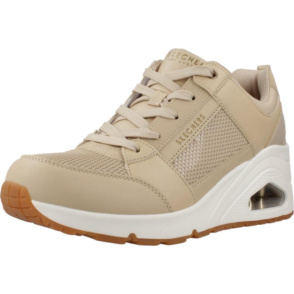 Skechers - Baskets Skechers Modèle Uno Wedge - Everythi Couleur Brun Clair - Baskets - Beige|kaki - 36 - Decathlon