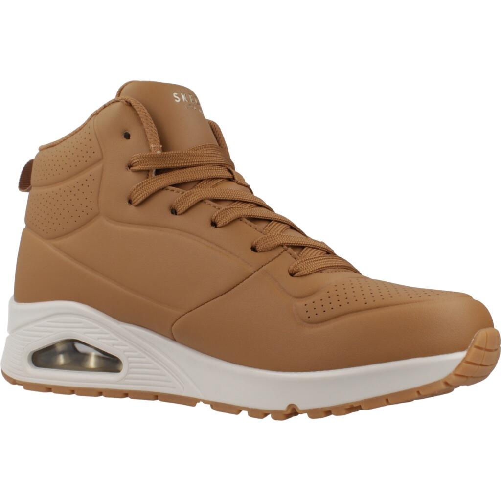 Baskets Skechers Modèle Uno - Stand High Couleur Marron 5/5
