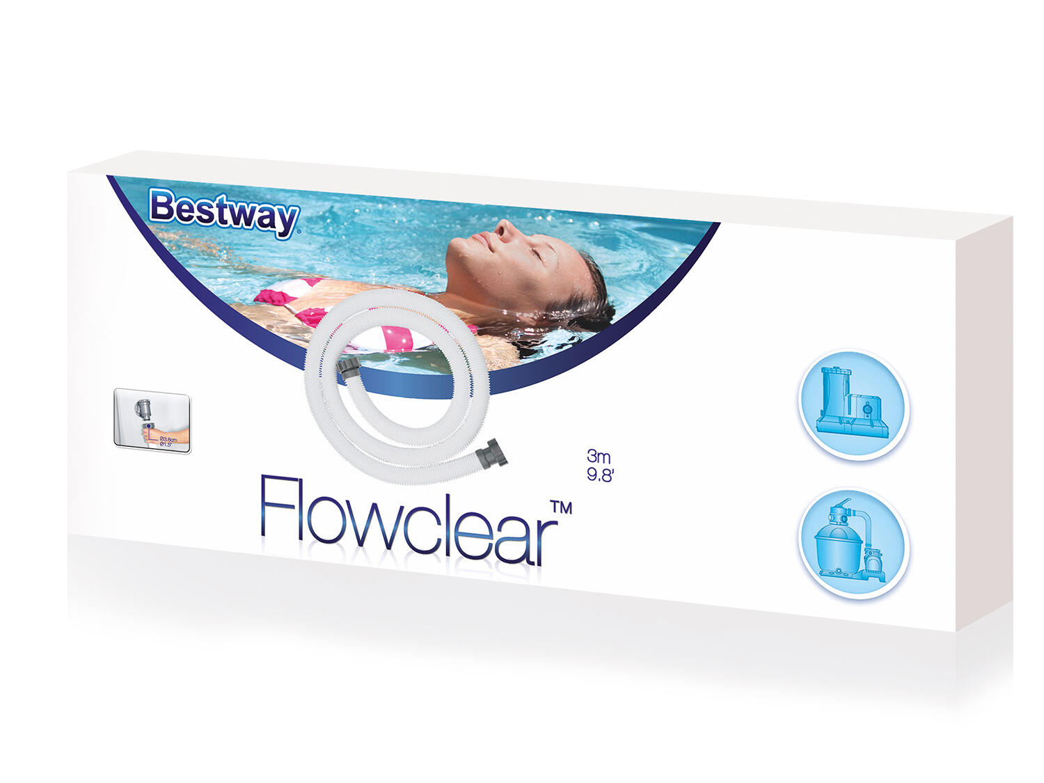 Wąż do pompy filtrującej Bestway 38 mm / 300 cm 2/2