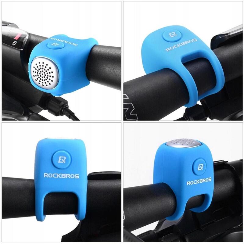 Clopoțel biciclete sunet puternic, instalare ușoară Cb1709Bk, roșu