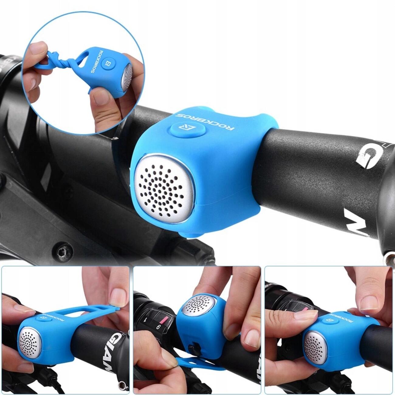 Rockbros CB1709BK Sonnette de vélo électronique 5/7