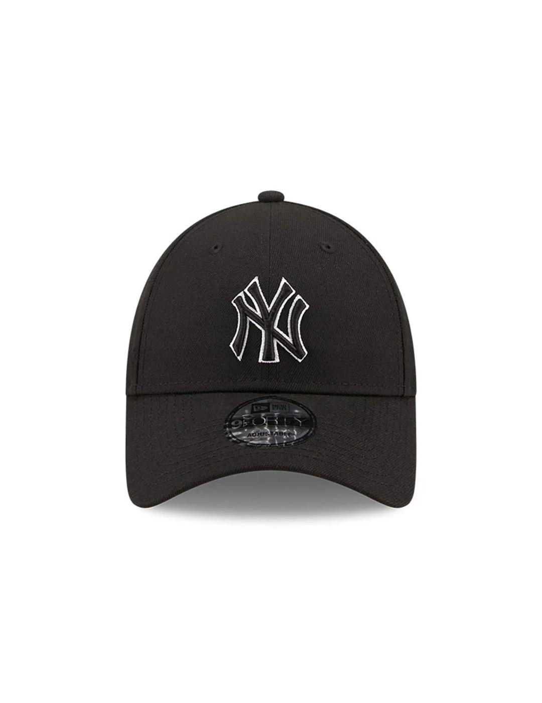 New Era Cappellino 9FORTY Strapback Navy – Profilo Team Outline, Taglia Unica Regolabile - 2