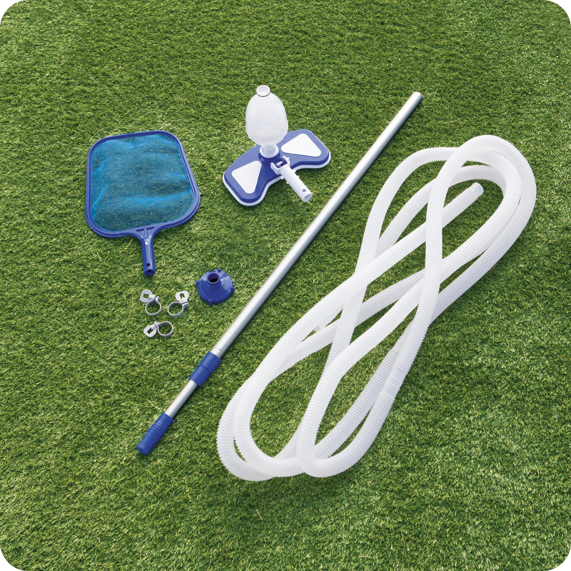 Kit Manutenzione Piscina nuoto, Bianco 3/7