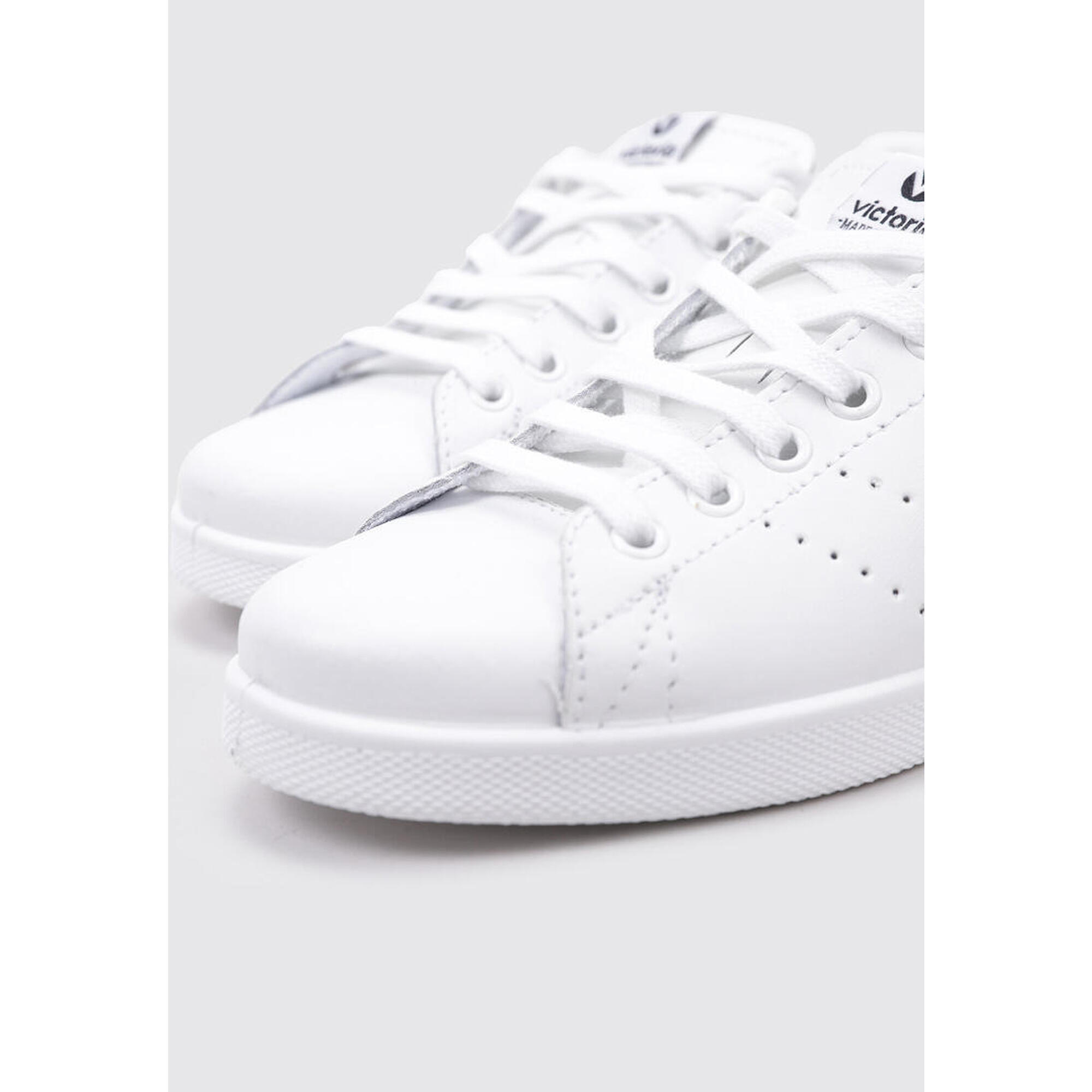 Chaussures Deportivas Mujer Victoria PIEL & GLITTER Blanc