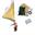 Kit complet hamac aérien 7m or soleil