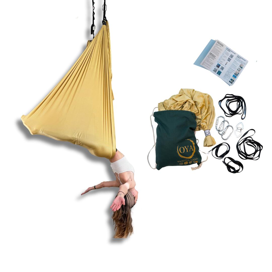 Oya Yoga - Kit Hybride Or Soleil 5m - Balançoire - Jaune|orange - Decathlon