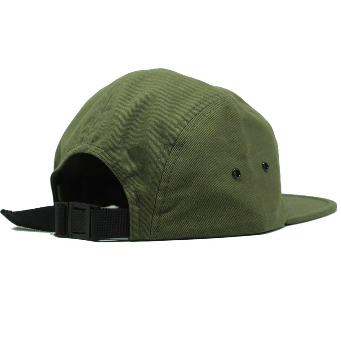 Gorra 5 Paneles - Visera Plana - Jockey / Adulto / Talla única (Verde Oliva) 2/4