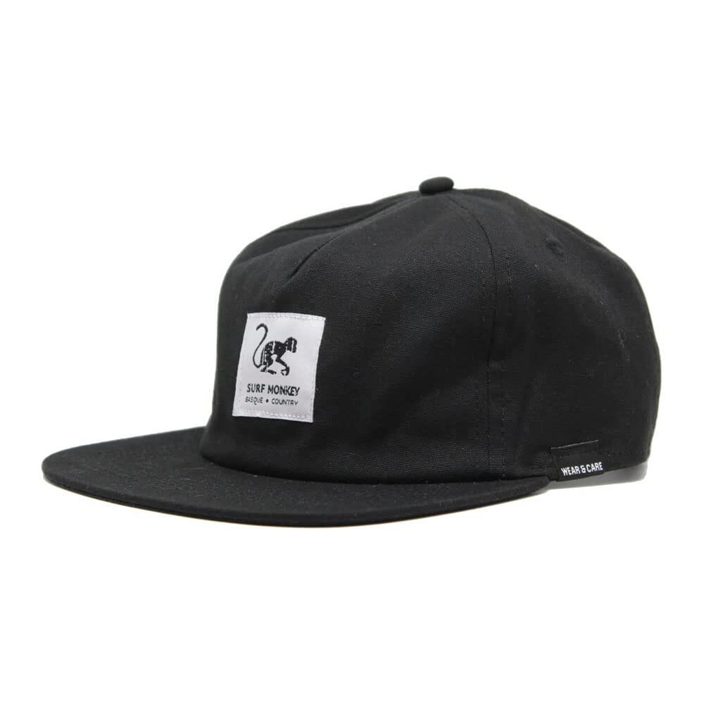 Trucker Cap - Flat Brim - Cotton / Adult / One Size (Black)