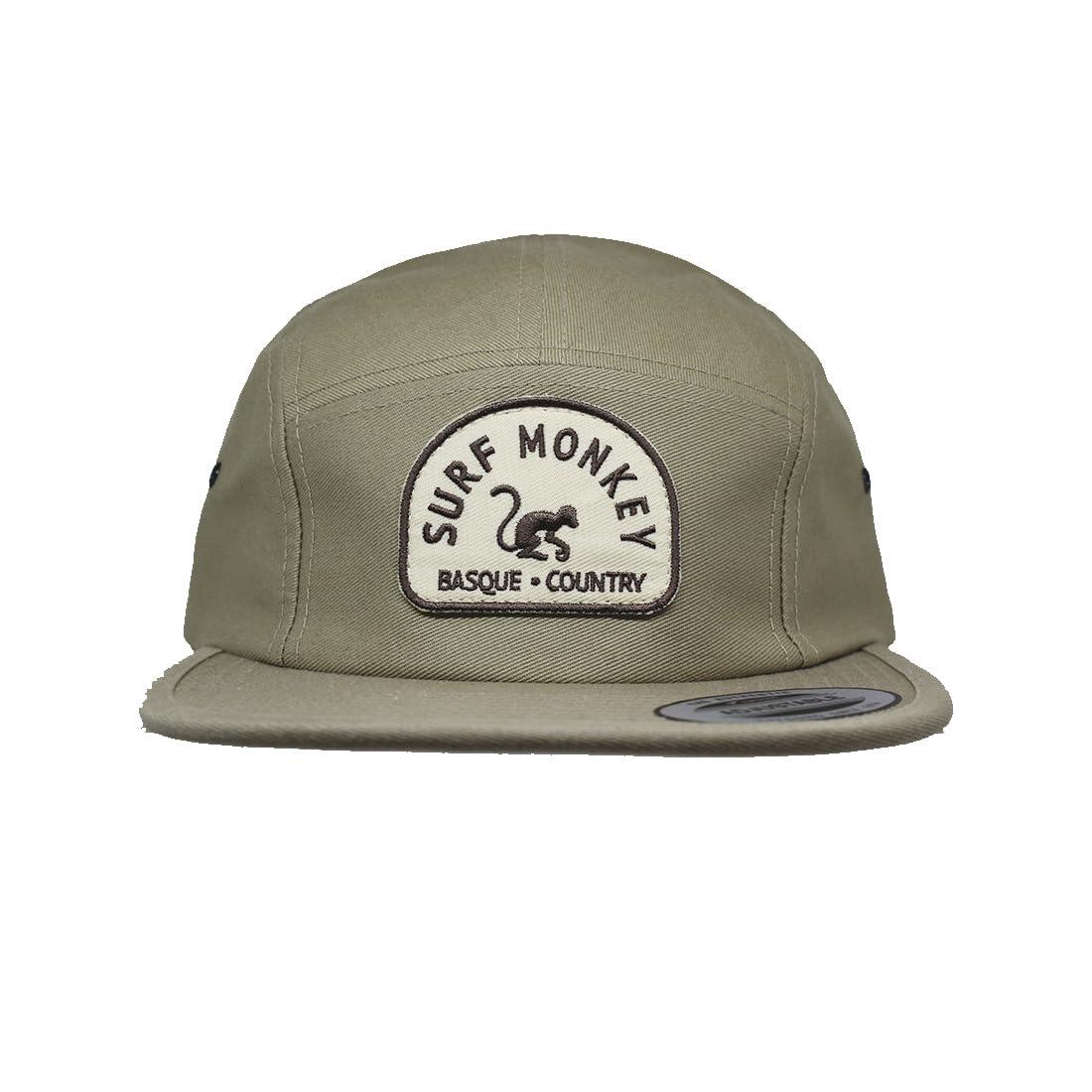 Casquette 5 panneaux - Visière plate - Jockey / Taille unique (Beige) 2/5