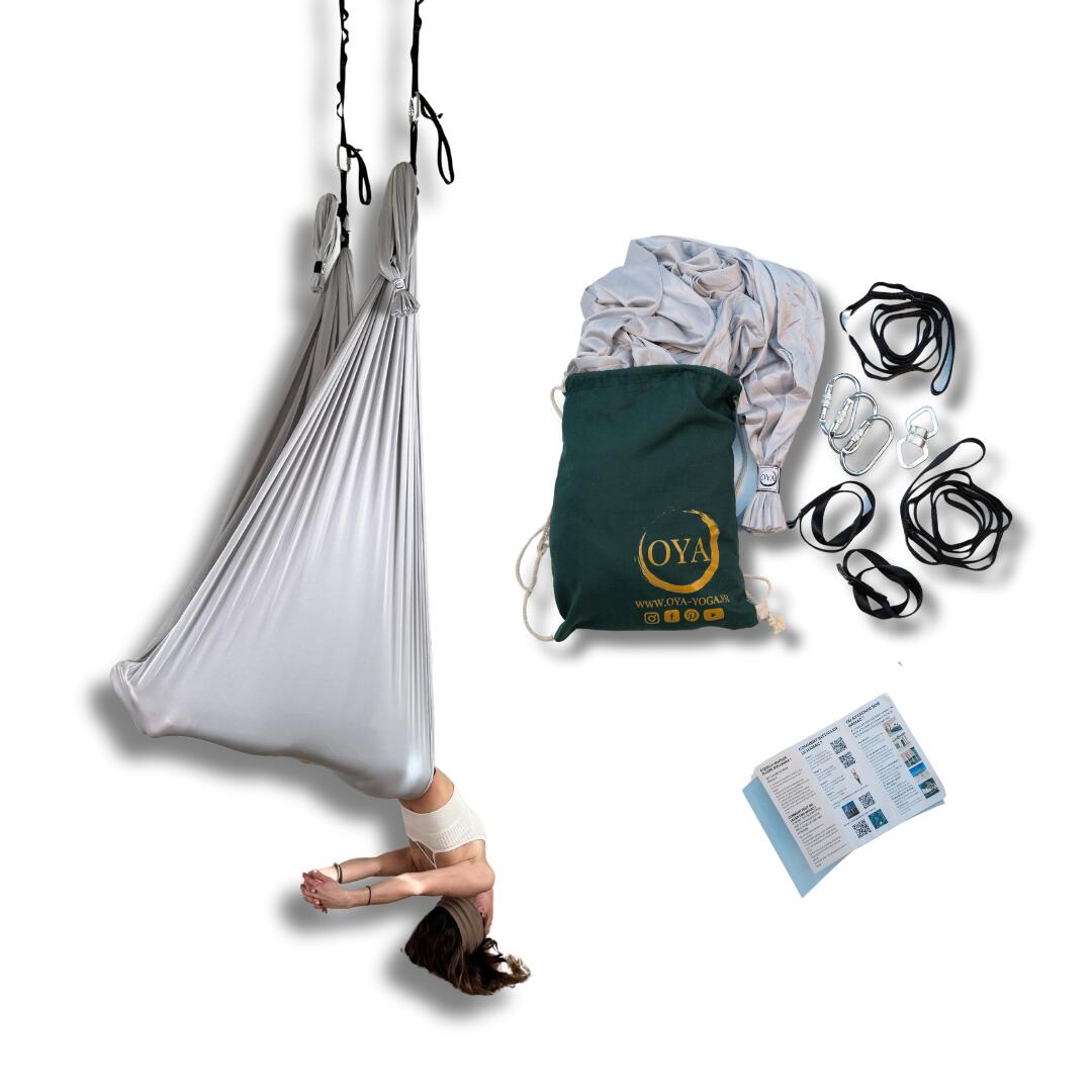 Oya Yoga - Kit Hybride Argent Lune 5m - Balançoire - Gris - Decathlon