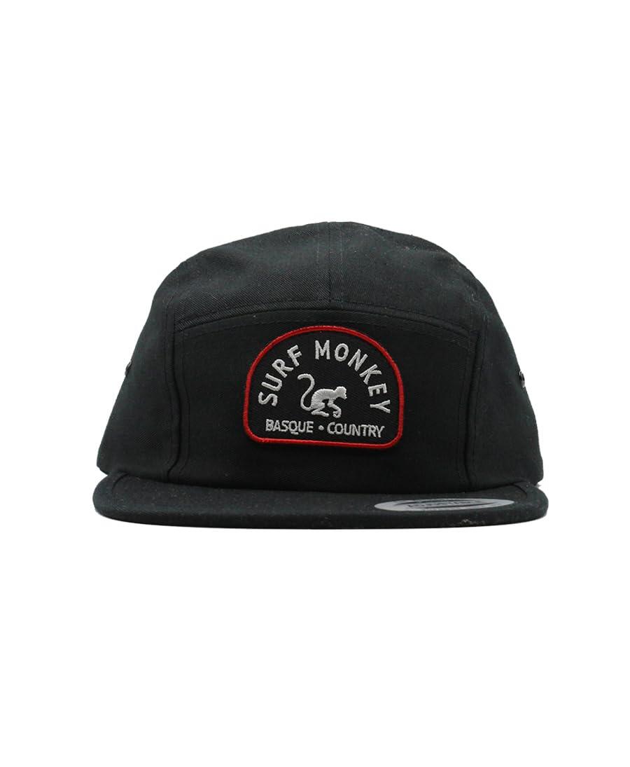 Gorra 5 Paneles - Visera Plana - Jockey / Adulto / Talla única (Negro) 2/6